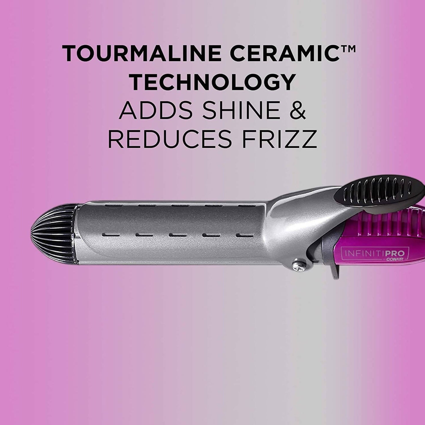 InfinitiPRO by Conair 1 1/4 Inch Nano Tourmaline Ceramic Wet/Dry Curling Iron - C-CD108WFN Pie's Variety Store
