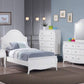 Dominique Twin Panel Bed White - 400561T Pie's Variety Store