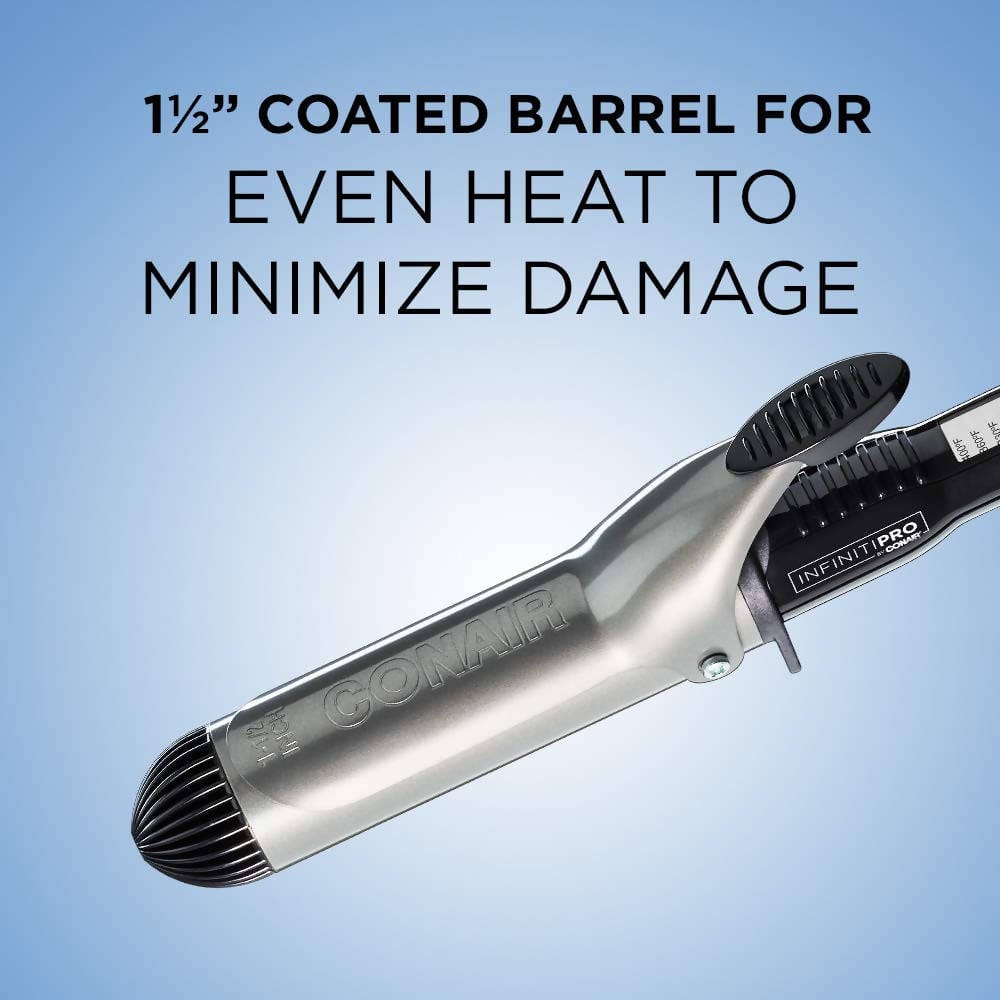 InfinitiPRO by Conair 1 1/2 Inch Nano Tourmaline Ceramic Curling Iron - C-CD109BP Pie's Variety Store