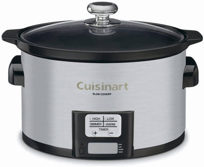 Cuisinart 3.5 Quart Programmable Slow Cooker is a traditional method that tenderizes meats and melds flavors for delicious, effortless dishes - CU-PSC-350 Pie Variety