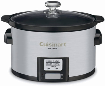 Cuisinart 3.5 Quart Programmable Slow Cooker is a traditional method that tenderizes meats and melds flavors for delicious, effortless dishes - CU-PSC-350