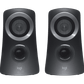 Logitech Z313 Speaker System 2.1 with Subwoofer 25 W Black This 2.1 speaker system offers balanced acoustics and boosted bass in a compact subwoofer.-Z313 Hannah's Variety Store