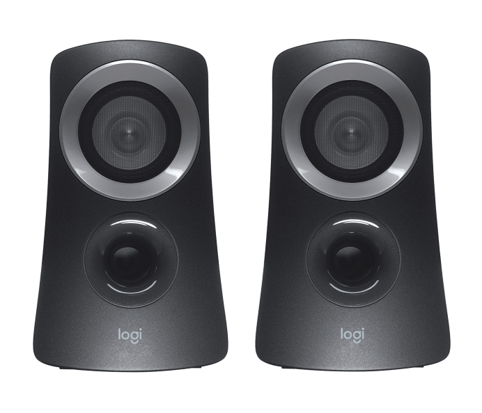 Logitech Z313 Speaker System 2.1 with Subwoofer 25 W Black This 2.1 speaker system offers balanced acoustics and boosted bass in a compact subwoofer.-Z313 Hannah's Variety Store