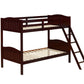 Littleton Twin/Twin Bunk Bed With Ladder Espresso - 405053BRN A-Z Store Nadia